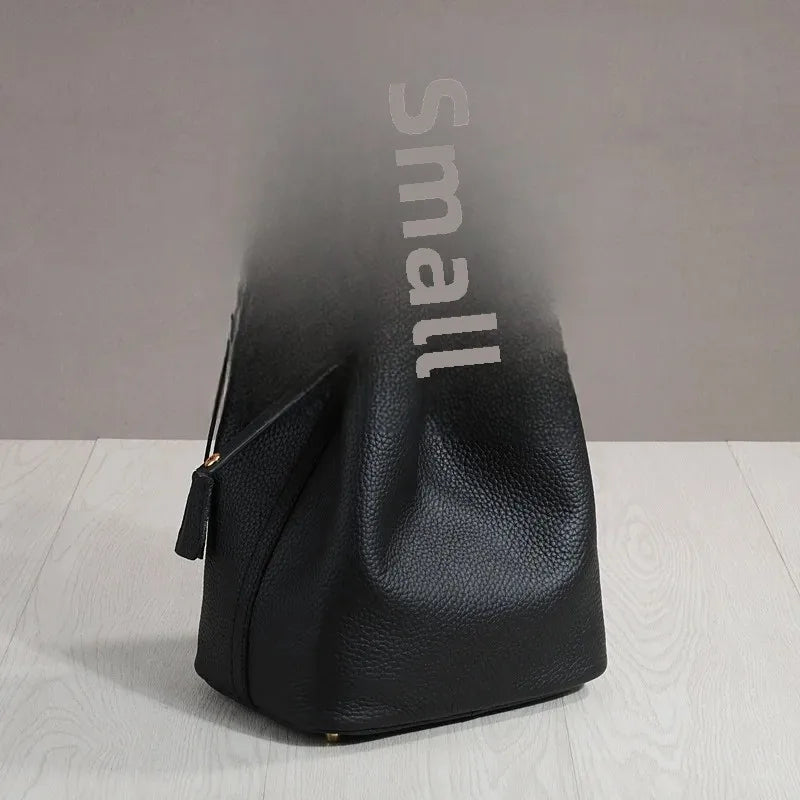 Sac à lunch en cuir de vachette véritable, panier alimentaire E27, sac à main de pique-nique Amazon, poignée supérieure souple, 2024 importé