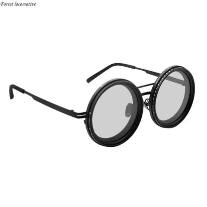 Lunettes soleil steampunk multifonction les lentilles polarisées à mode pour conduire pêche 32 Go