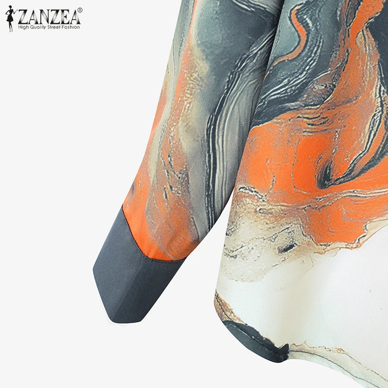 BS -  mode femmes deux pièces ensembles à manches longues revers chemise jambe large pantalon ensembles 2 pièces tenues de vacances décontracté OL travail survêtements