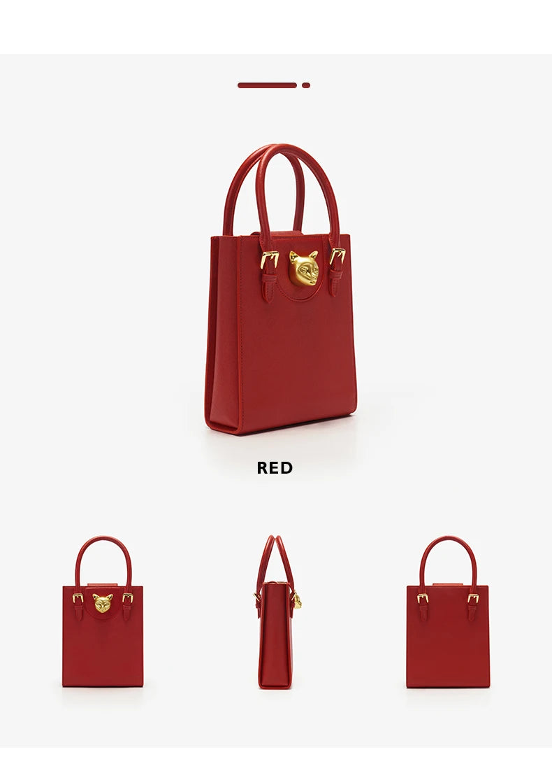 BAFELLI 2025 nouveau sac à main pour femmes chat marque de luxe concepteur STYLE ORIGINAL tendance épaule sacs décontractés MINI fourre-tout bandoulière