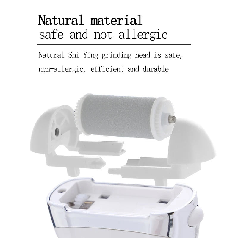 Broyeur électrique de lime pour les pieds, dissolvant de callosités de peau sèche et morte, outil de pédicure pour pieds rechargeables, outils de soins des pieds pour nettoyer les fissures dures 01