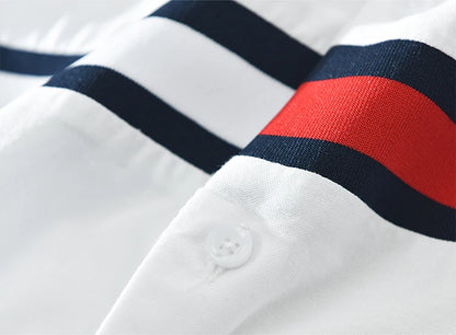 Chemise Patchwork blanche pour hommes, en coton, ample, à manches longues, à la mode, nouvelle collection printemps 2024