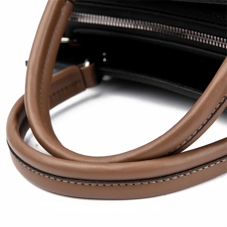 Sac à main multicouche de luxe pour femmes, sacoche tendance de bonne qualité en cuir souple, sac à bandoulière, 2024