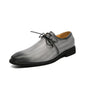 Mode Oxford chaussures hommes chaussures affaires décontracté fête de mariage quotidien classique PU couleur unie impression 3D tache à lacets chaussures habillées