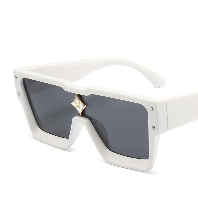 Lunettes de soleil Cyclone de luxe élégantes pour hommes et femmes, lunettes de soleil carrées de styliste pour la conduite d'aviation, nuances de mode UV400