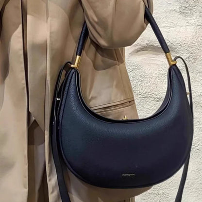 Sac à main en forme de croissant de luxe pour femme, nouvelle série Pine Moon, Hobo, sac à bandoulière polyvalent en cuir, sac à main à la mode, sacs sous les bras