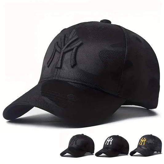 Chapeaux de baseball CamSolomon avec broderie de lettres, chapeaux décontractés réglables, chapeau de protection solaire, mode extérieure, printemps et automne
