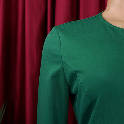 FairyShely 2025 Sexy Patchwork grande taille robe de Club femmes à manches longues grandes robes dame coupe ajustée fête robe courbe serrée