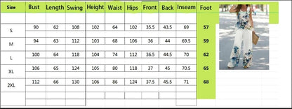 T-Shirt à Jambes Droites pour Femme, Pantalon Décontracté, Imprimé Fibraadt, Ensemble Simple, Vêtements d'Été