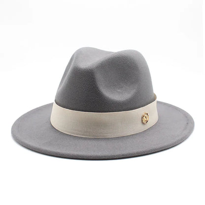 Nouveau chapeau Fedora pour femmes hiver élégant mode formelle mariage décorer église casquette Panama fête Jazz chapeau chapeau femme