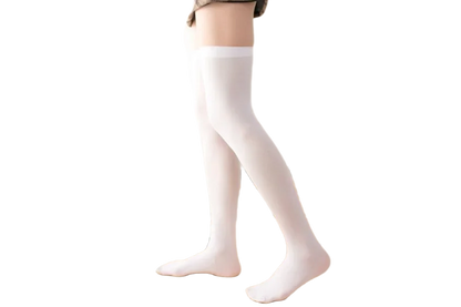 SimpleDairy-Chaussettes Hautes pour Femme, 50cm, Cosplay d'Halloween, Au-dessus du Genou, Bas Longs Décontractés
