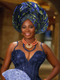 Turban africain nigérian, Bonnet Hijab Auto Gele, couvre-chef déjà fabriqué Sego Gele, bandeau pour fête de mariage