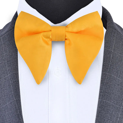 GUSLESON mode rose Champagne bleu solide noeud papillon pour hommes classique grand noeud papillon pour fête de mariage nœud papillon adulte hommes cravate