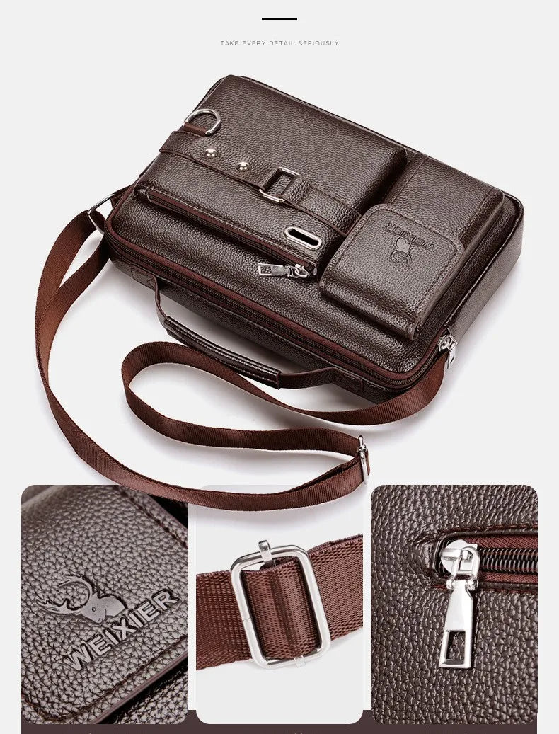 Sac à bandoulière en cuir PU pour hommes, sacs de poitrine imperméables, sacs de voyage, sacoches à la mode, offre spéciale