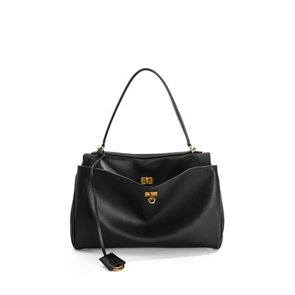 2025 Rodeo cuir grande capacité sac fourre-tout de banlieue sac à main à bandoulière unique sac à bandoulière sous les bras pour les déplacements élégants