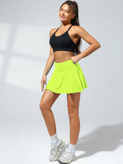 Mise à niveau des vêtements de golf pour femmes de sport 2.0 ﻿ Jupe poches multiples Mallas Gym extérieur jupe short respirant Fitness été Shorts