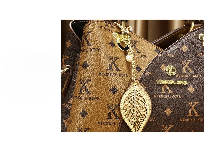 Sac à bandoulière élégant pour maman, 11.2 pouces (28cm), fourre-tout à la mode avec matériau PU de haute qualité