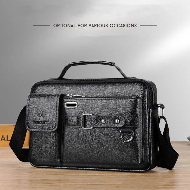 Sac à bandoulière en cuir PU pour hommes, sacs de poitrine imperméables, sacs de voyage, sacoches à la mode, offre spéciale