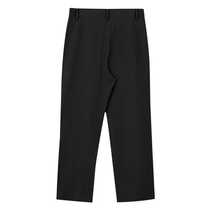 BERAKAH SUPRÊME – pantalon de costume décontracté en lin pour hommes, couleur unie, nouvelle mode, pantalon de plage à jambes larges, européen et américain