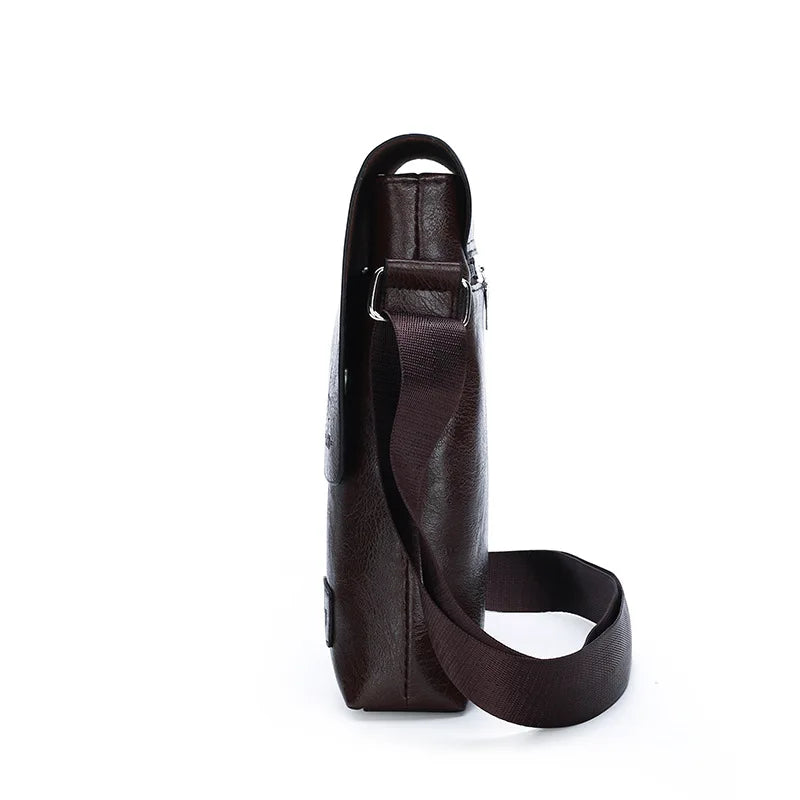 Marque de luxe Vintage sacs de messager hommes en cuir sac à bandoulière homme sac à main marron noir sac latéral affaires sac à bandoulière pour hommes