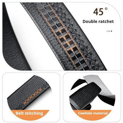 OYIFAN hommes ceinture en cuir véritable ceinture pour hommes ceintures automatiques ceinture réglable ceintures d'affaires