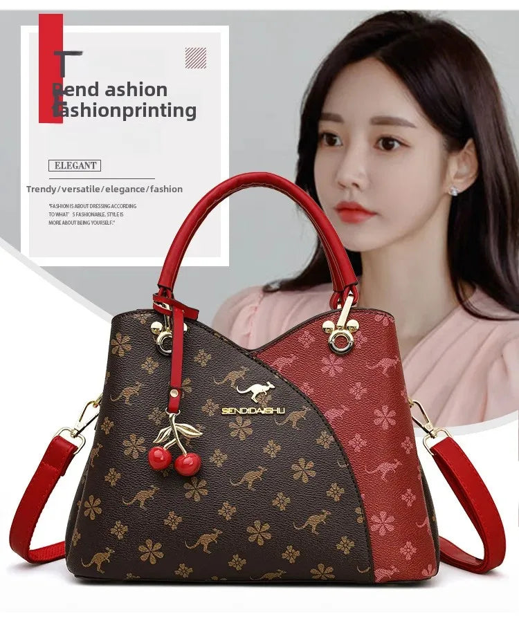 Kangourou femmes sac à main épaule sac à bandoulière automne nouveau Style à la mode maman sac grande capacité fermeture à glissière dames sac à main