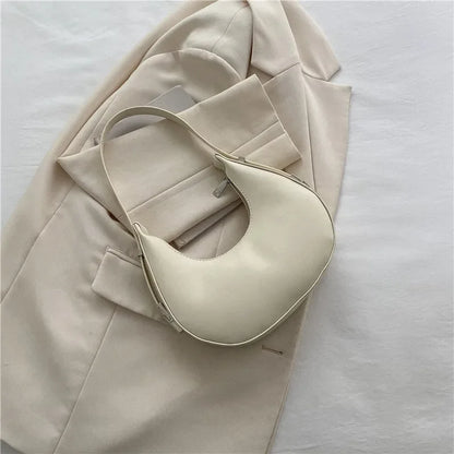 BS - Sac à bandoulière Hobo en cuir PU pour femmes, Design de luxe, petite pochette, sac à main sous les bras, fourre-tout de voyage