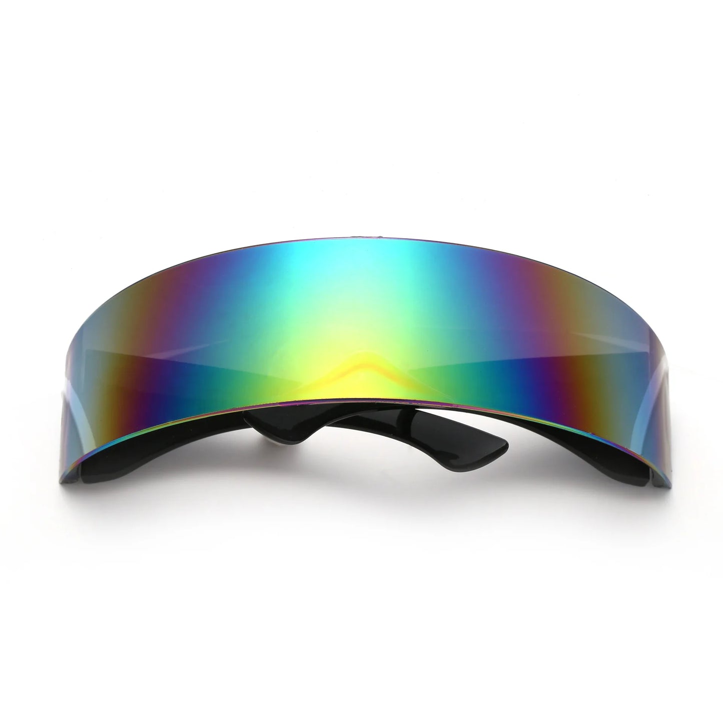 KLASSNUM-Lunettes de soleil futuristes à visière de cyclope étroite pour femmes et hommes, lunettes laser, lentille miroir UV400, lunettes de fête costumées