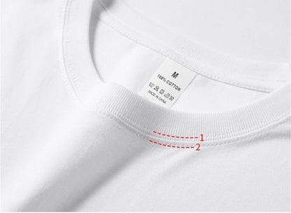 2 pièces 100% coton solide t-shirts hommes et femmes à manches courtes blanc t-shirts décontracté respirant ample col rond T-shirt Couple hauts