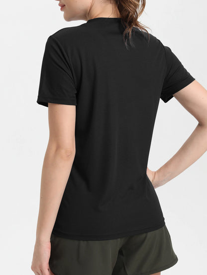 T-Shirt de Sport ultraléger à séchage rapide pour femmes, couleur unie, léger et respirant, chemise de Compression de gymnastique de course