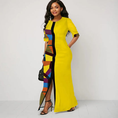Robes africaines pour femmes, vêtements africains imprimés, grande taille, longue robe africaine imprimée, vêtements pour dames, été, 2024
