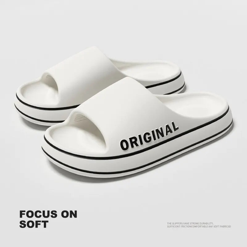 BS -Pantoufles d'été pour hommes et femmes, sandales souples, chaussures de plage décontractées, oligslides légers, sandales d'extérieur de marque