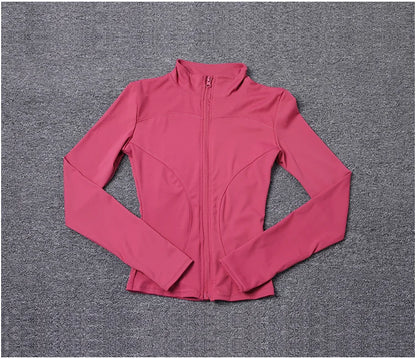Veste de Sport pour femmes, chemise à manches longues, manteau d'entraînement, vêtements d'entraînement, de Yoga