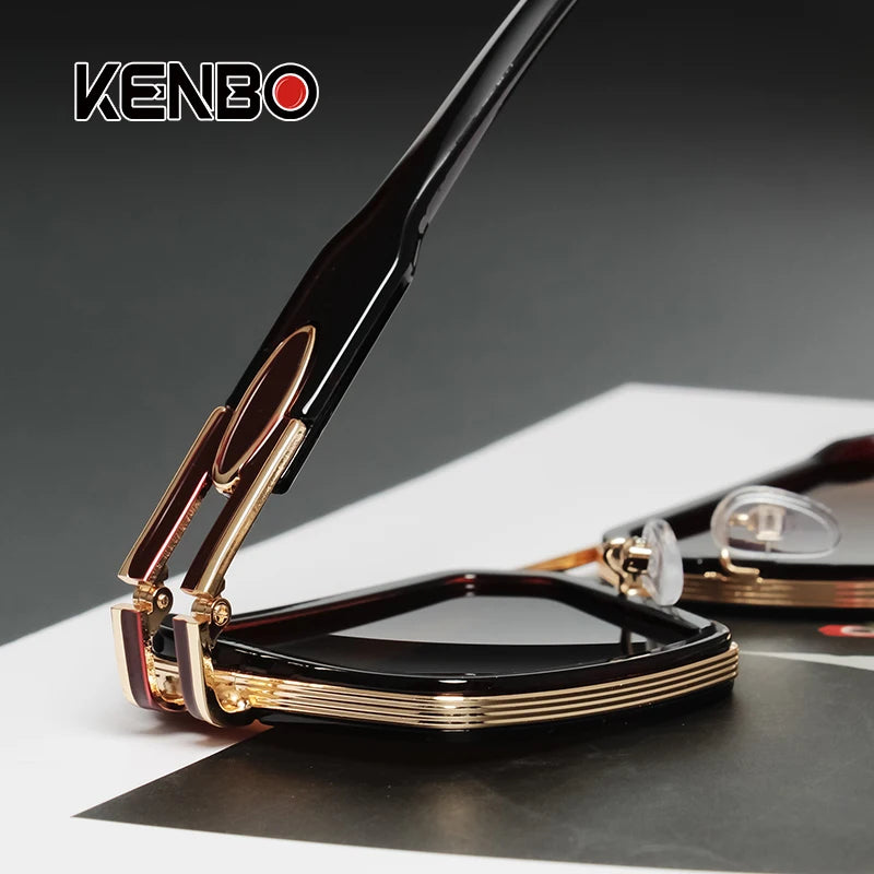 2025 Steam Punk lunettes De soleil rétro carré hommes femmes mode Double faisceau lunettes unisexe cadre en métal nuances à la mode Oculos De Sol