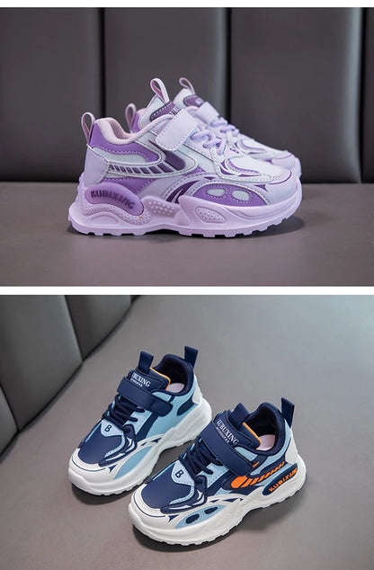 Chaussures à plateforme en cuir pour filles, baskets de luxe pour enfants, chaussures mignonnes pour enfants, rencontres scolaires, mode, nouveau, 2024