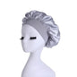 Femmes Satin solide à large bord chapeau de couchage nuit Bonnet de nuit soins des cheveux Bonnet Bonnet de nuit pour femmes hommes unisexe casquette bonnet de nuit