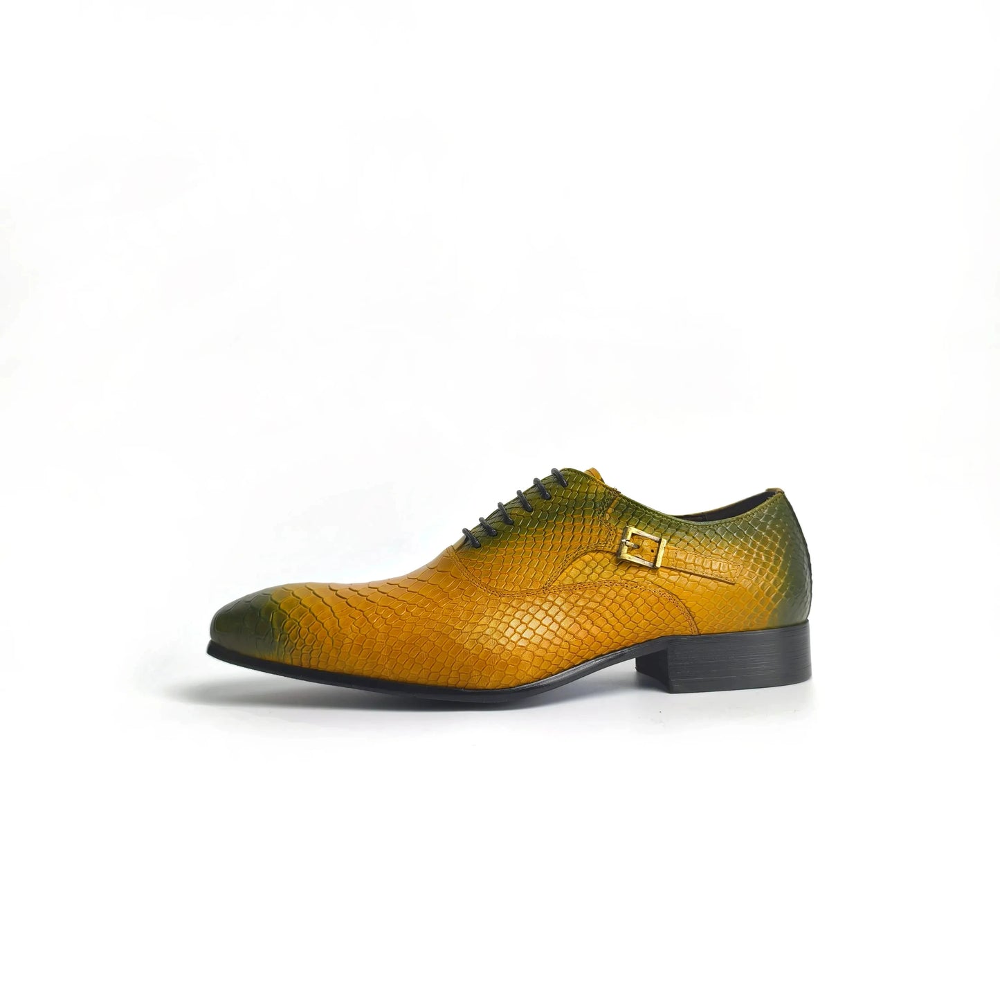 Chaussures en cuir confortables pour hommes, impression de salle classique, décoration de structure en métal, bureau d'affaires, nouveau