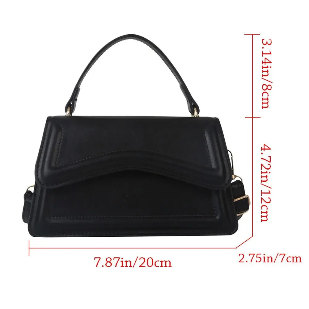 Sac messager en cuir PU pour femme, sac à main solide, sac à bandoulière pour femme, sac à main pour document, loisirs, initié, mode chaude
