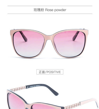 Les nouvelles lunettes de soleil polarisantes à monture mémoire TR pour femmes sont uniques conçues pour protéger contre les rayons UV 400