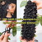 YMS classique birman bouclés Crochet Extensions de cheveux humains Invisible réel birman bouclés noeuds pré séparés Crochet cheveux humains