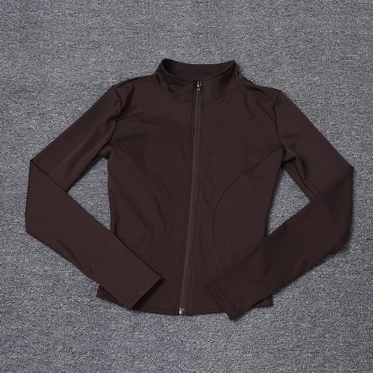 Veste de Sport pour femmes, chemise à manches longues, manteau d'entraînement, vêtements d'entraînement, de Yoga