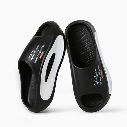 Pantoufles d'été pour hommes, semelle épaisse, douces, confortables, antidérapantes, respirantes, sandales de plage pour adolescents, garçons, chaussures de sport en plein air décontractées