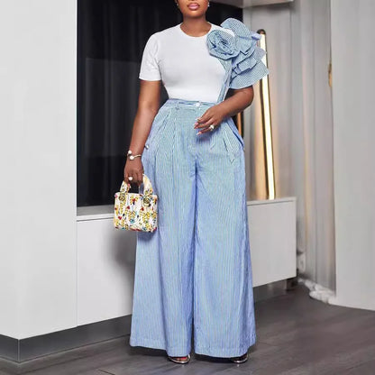 2 pièces femmes ensembles Dashiki africain nouveauté été automne correspondant ensembles deux pièces ensembles haut pantalon costumes tenues vêtements