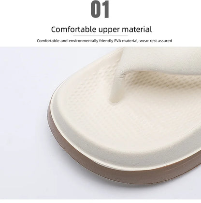 Outlandish EVA femme tongs super doux semelles épaisses chaussures d'extérieur d'été antidérapantes de haute qualité Design à la mode sandales pour femmes
