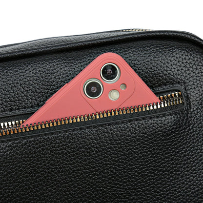 Sac à main en cuir pour femmes, fourre-tout de marque de luxe, à la mode, de styliste, solide, pour documents, 2024