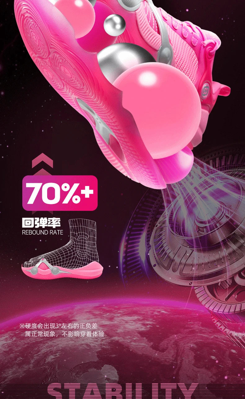 Rigorer BP1 'Kaleidoscope' chaussures de basket-ball hommes bas résistant à l'usure antidérapant professionnel réel Combat Sport baskets