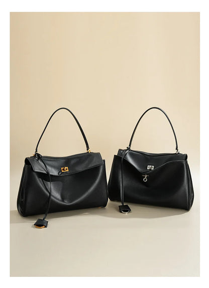 2025 Rodeo cuir grande capacité sac fourre-tout de banlieue sac à main à bandoulière unique sac à bandoulière sous les bras pour les déplacements élégants