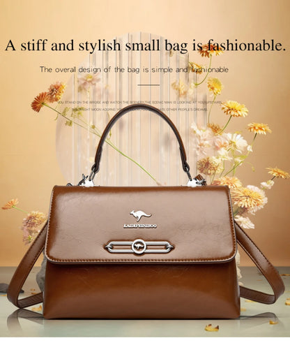 Sac à main rétro tendance pour femmes, portefeuille en cuir souple de haute qualité, petit sac carré, sacs à bandoulière de luxe célèbres