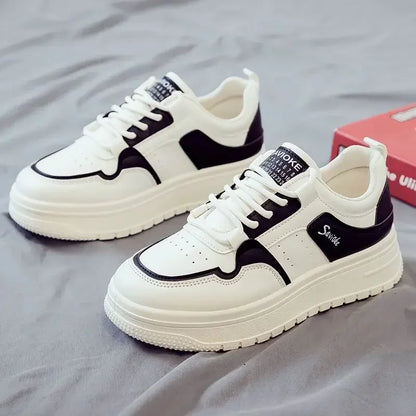 Chaussures de sport à lacets pour femmes, baskets athlétiques, chaussures à plateforme montante, qualité originale, mode 2024