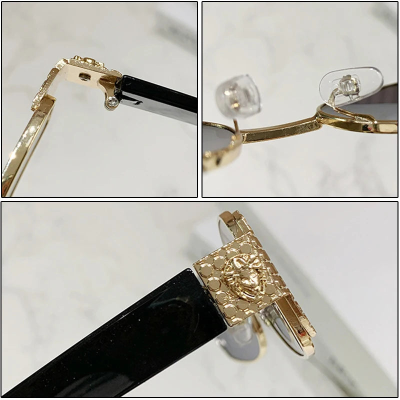 Nouvelle marque de mode Vintage lunettes de soleil femmes de luxe concepteur 2025 voyage en plein air nuances lunettes à la mode fête haut d'été lunettes de soleil